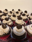 Chocolate Oreo Cookie cupcake platter
